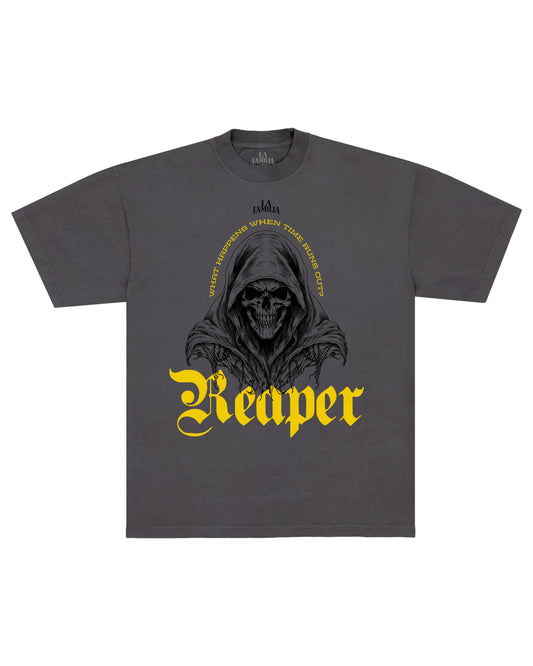 REAPER SKULL DROP SHOULDER HEAVY WEIGHT BOXY TEE