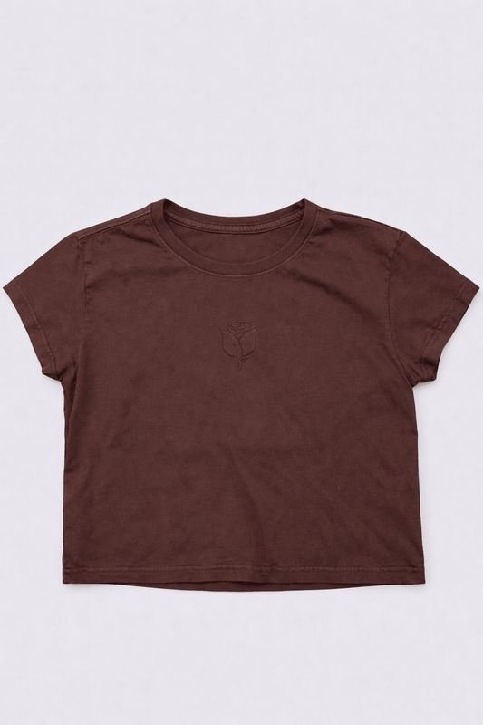 Halfeti Rose Baby Tee - La Familia Forever