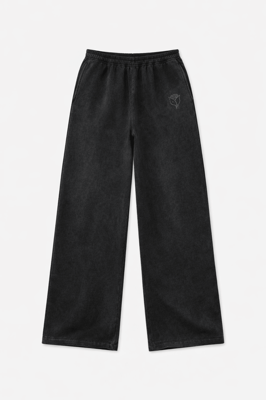 Halfeti Rose Wide Leg Sweatpant - La Familia Forever