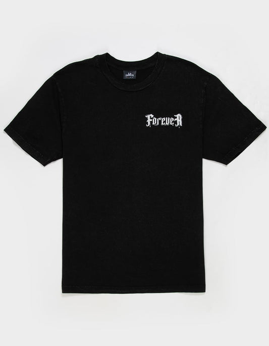 LA FAMILIA M BOXY RHINESTONE TEE– FOREVER EAGLE - La Familia Forever