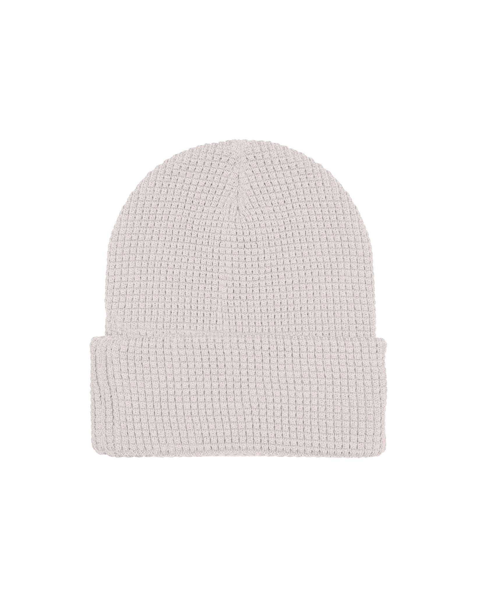 LA FAMILIA WAFFLE CUFF BEANIE (NATURAL) - La Familia Forever