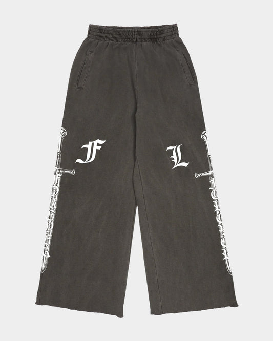 LF FOREVER SWORD WIDE LEG SWEATPANT - La Familia Forever