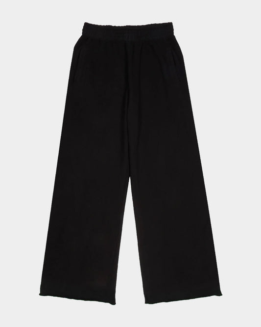 LF OVERSIZED WIDE LEG RAW EDGE SWEATPANT - La Familia Forever