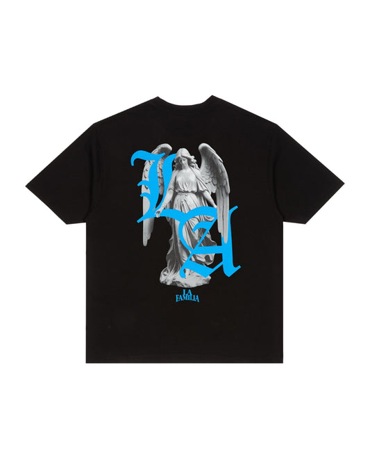 LOS ANGELES ANGEL DROP SHOULDER HEAVY WEIGHT BOXY TEE - La Familia Forever