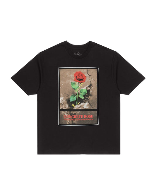 OG CONCRETE ROSE SS TEE - La Familia Forever