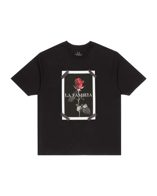 OG TAPED ROSE SS TEE - La Familia Forever