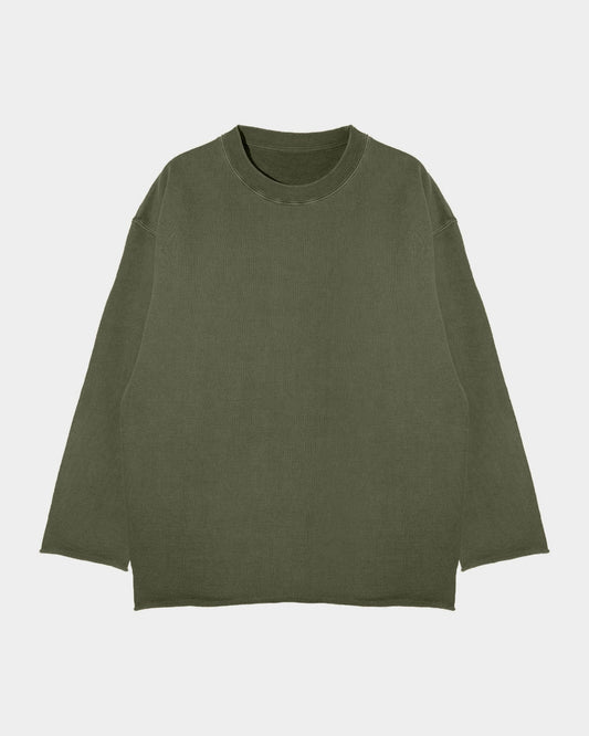 RAW EDGE PREMIUM O/S CREWNECK - La Familia Forever