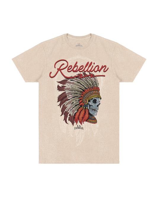 REBELLION NATIVE TEE - La Familia Forever