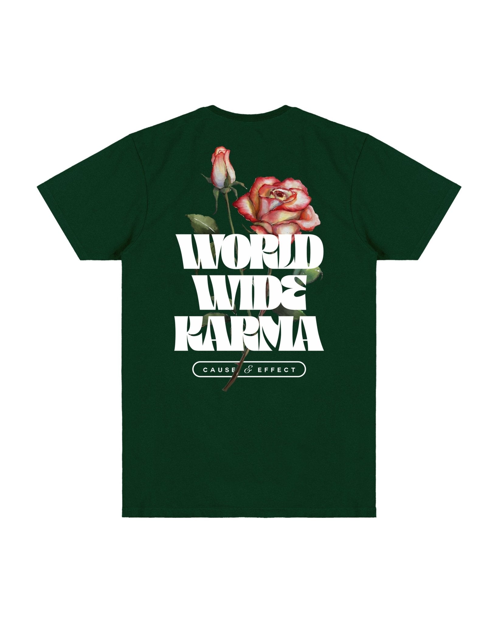 WORLD WIDE KARMA SS HD TEE (FRONT/BACK) - La Familia Forever