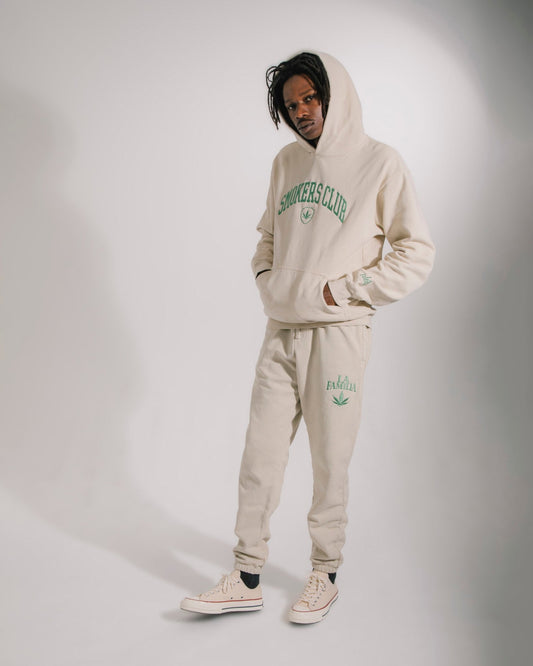 SMOKERS CLUB EMBROIDERED SWEATPANT - La Familia Forever